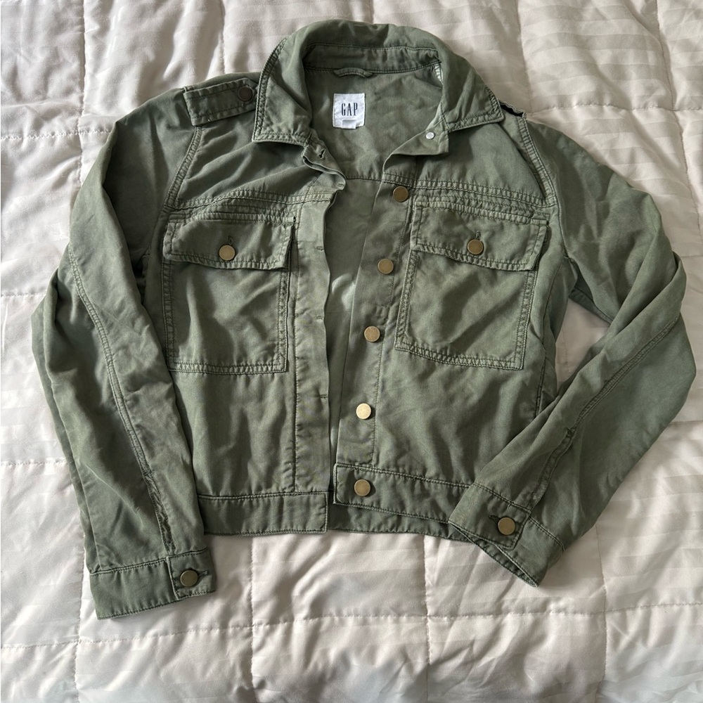Gap green utility jacket